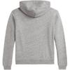 Толстовка с капюшоном на молнии Polo Ralph Lauren с вышивкой логотипа, свободного кроя, с длинными рукавами, женская, серая, WMPOKNINFB20705-020