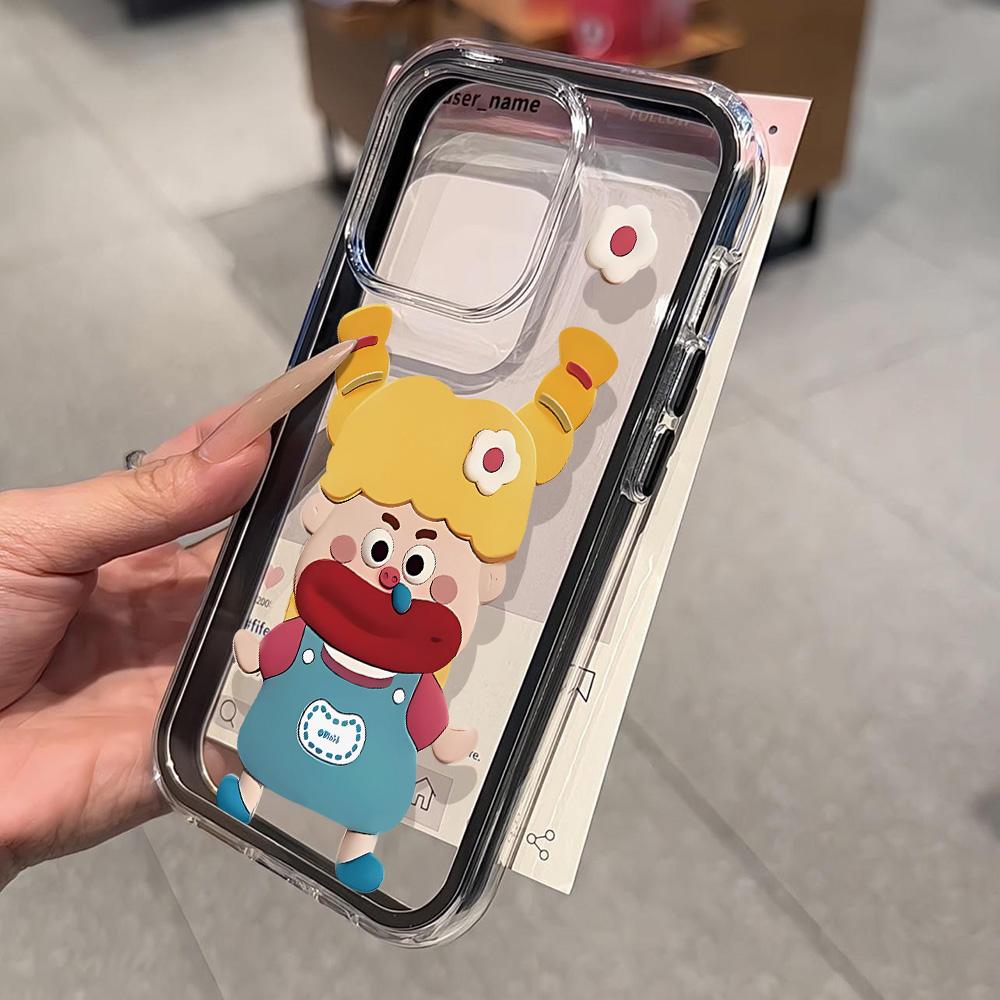 Расписной чехол для телефона для iPhone 17 11 12 13 14 15 16 iPhone 17 12 13 14 15 16 Pro 17 12 13 14 15 16 Pro Max Высококачественный расписной милый чехол для телефона с животными