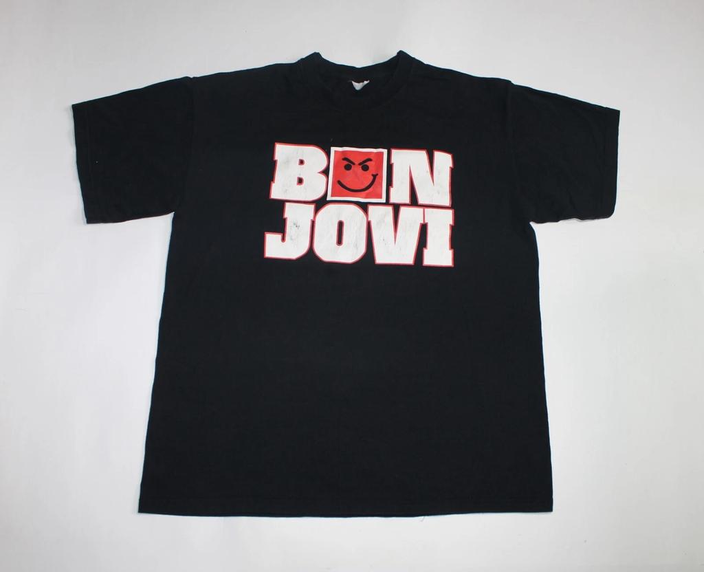 Футболка Bon Jovi Y2K Have A Nice Day Tour 2006 Глэм Металл Группа Мужская L