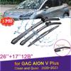 3X автомобильные щетки стеклоочистителя для GAC AION V Plus Mitsubishi Airtrek 2022 2023, передние и задние дворники, автомобильные аксессуары