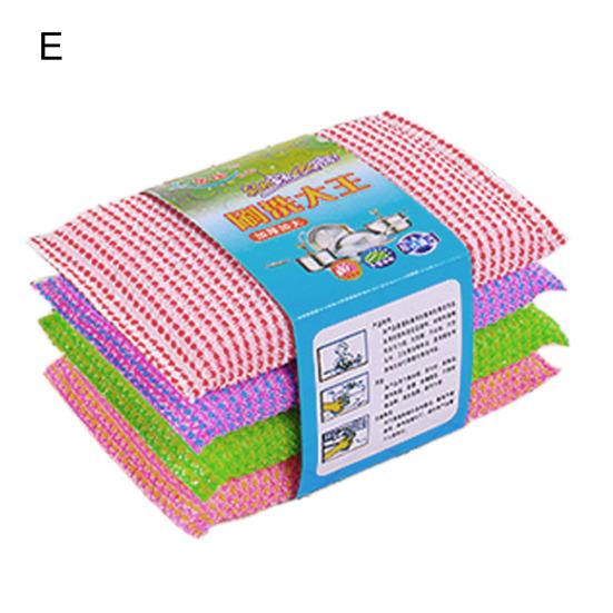 4 шт./компл. случайная чистящая ткань, удобная, широкого применения, изысканная инновационная сильная дезактивирующая щетка для кухни