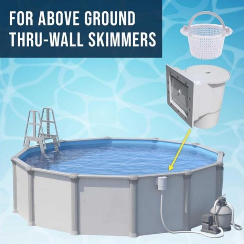 2 Pcs Pool Skimmer Basket 9.7cm Base Swimming Pool Replacement Filter Basket Assembly For Pool SPA