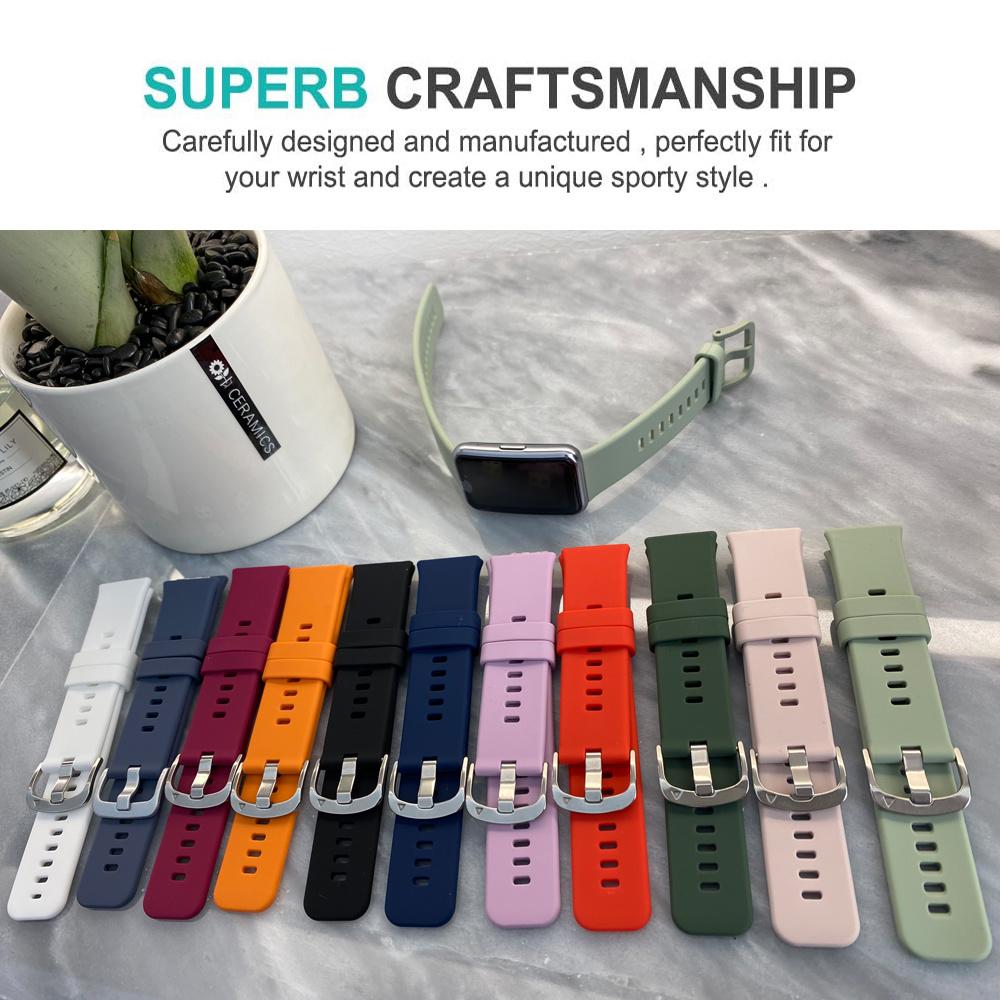 Ремешки для часов Huawei Watch Fit Strap Силиконовый сменный ремешок для Huawei Watch Fit новый ремешок Correa Bracelet