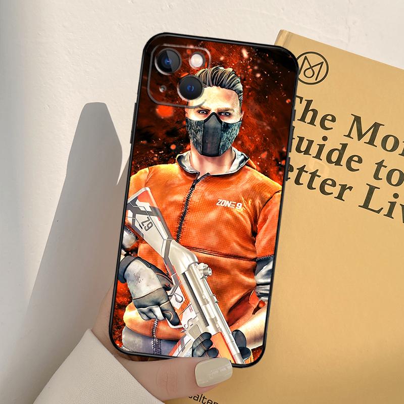 Чехол для телефона Hot Game STANDOFF-2 для iPhone 16 15 14 Pro Max Plus 11 12 13 Pro Max XS 6 12 13 Mini Защитный корпус