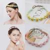Hand-Woven Daisy Hair Accessory: Elastic Korean Floral Headband for Women