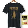 Resist Penguin Sarcastic Satire Meme Funny Gift Activism Protest T-Shirt