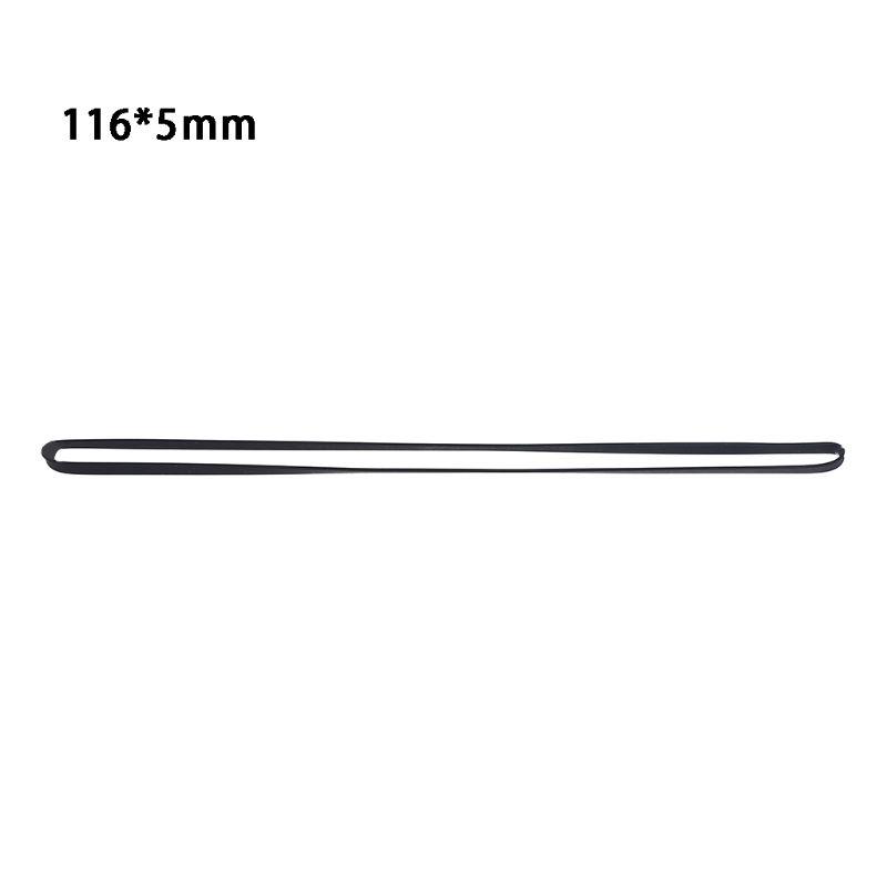 Резиновая лента проигрывателя шириной 5 мм, сменный плоский приводной ремень для виниловых проигрывателей, проигрывателей с ременным приводом