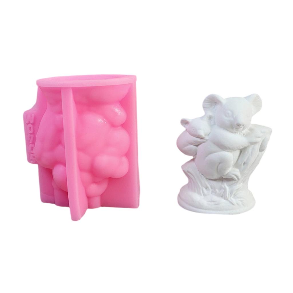 Koala with Baby Molds Casting Molds Plasters Molds Animal Silicone Mould Ornament Molds Castings Molds Epoxy Resin Molds