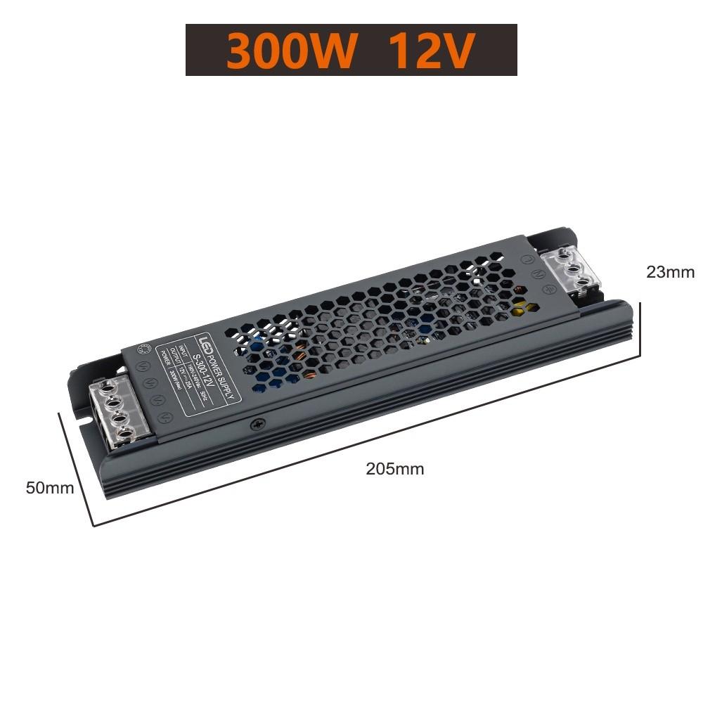 Улучшенный светодиодный драйвер из алюминиевого сплава, бытовой источник питания 12 В/24 В, портативные световые трансформаторы для светодиодной ленты