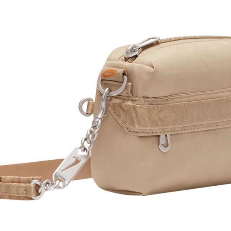 Nike Тканевая поясная сумка, ручная сумка, сумка через плечо, сумка кросс-боди, обычная, унисекс, пустынно-желтый, коричневый, лаймовый, серый, повседневная, CW9304-250