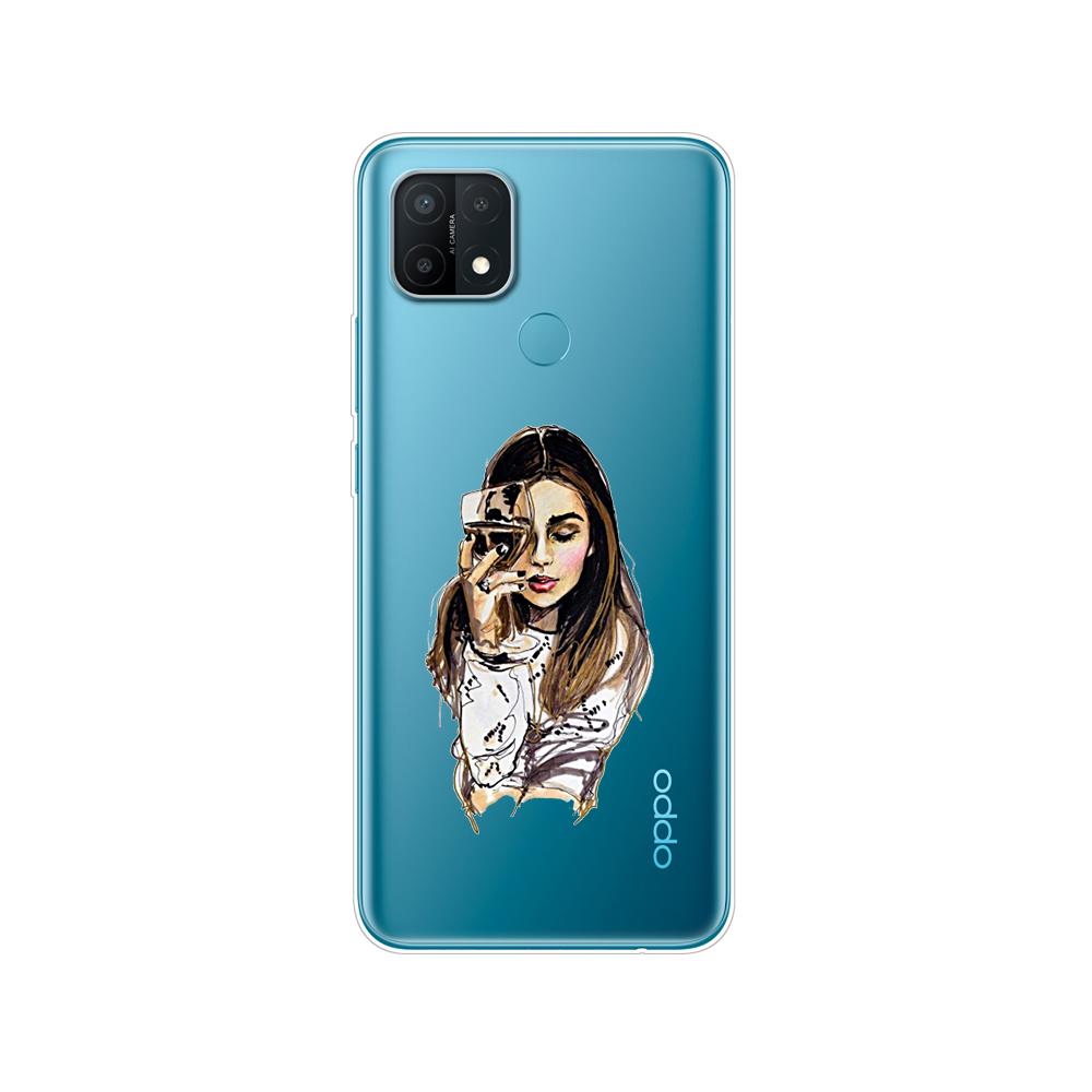 Чехол для OPPO A15, чехол для OPPO A15S, силиконовый мягкий чехол из ТПУ для телефона OPPOA15 CPH2185 A 15 S CPH2179, бампер 6,52 дюйма, Fundas Shell