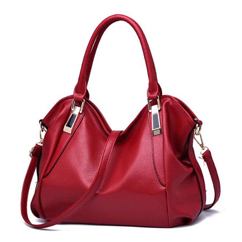 Vintage Women Shoulder Bag Crossbody Tote PU Leather Fashion Handbags CLE