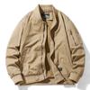 Plus Size Spring and Autumn New Pilot Jacket Workwear American Casual Baseball Uniform Retro Baggy Coat Men
