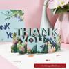 For Mom&Wife Mother's Day Teacher's Day Flower Greeting Cards Pop Up Blessing Card 3D Bouquet Card