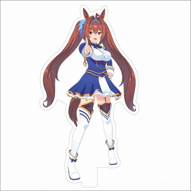 Япония красивая дербиль 15 см персонажи мультфильмов акриловая двухсторонняя подставка модель каваи милая офисная декоративная панель постоянные поклонники записи