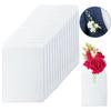 10pcs Pocket Corsage Holders Formal Events Snap Button for Groomsmen Gift for Groomsmen Transparent Prom Suits 12.4x8.4cm