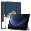 12,4-дюймовый модный чехол из кожи Smart Paint для Galaxy Tab S9 Plus S9 Fe Plus, ультратонкий противоударный защитный чехол