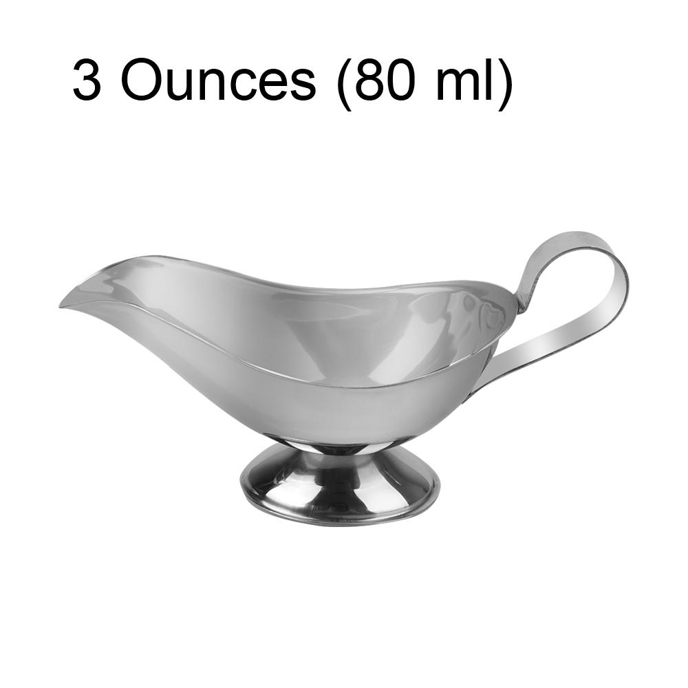 304 Stainless Steel Western Food Juice Boat Fruit Salad Dressing Kitchen Home Tool Black Pepper Sauce Cup Restaurant Bar Tool 2
