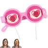 Crazy Eyes Googly Glasses Toy Winking Glasses with Pull-String Blinking Action Fun Novelty Prop for Kids Party Stage Performance