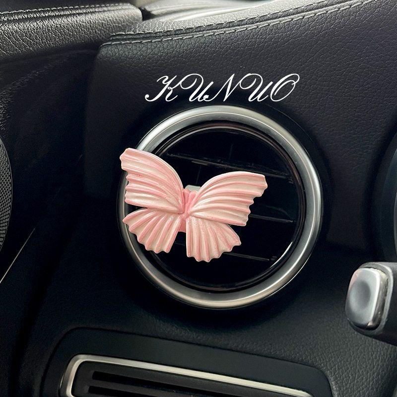 Butterfly Tulip Car Fragrance Diffuser Stone High-End Flower Car Air Vent Decoration Interior Ornament