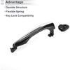 Front Left Car Exterior Door Handles for Kia Optima 2011-2015 Durable Door Handle Replacement No.826512T010 ABS 1 Pcs