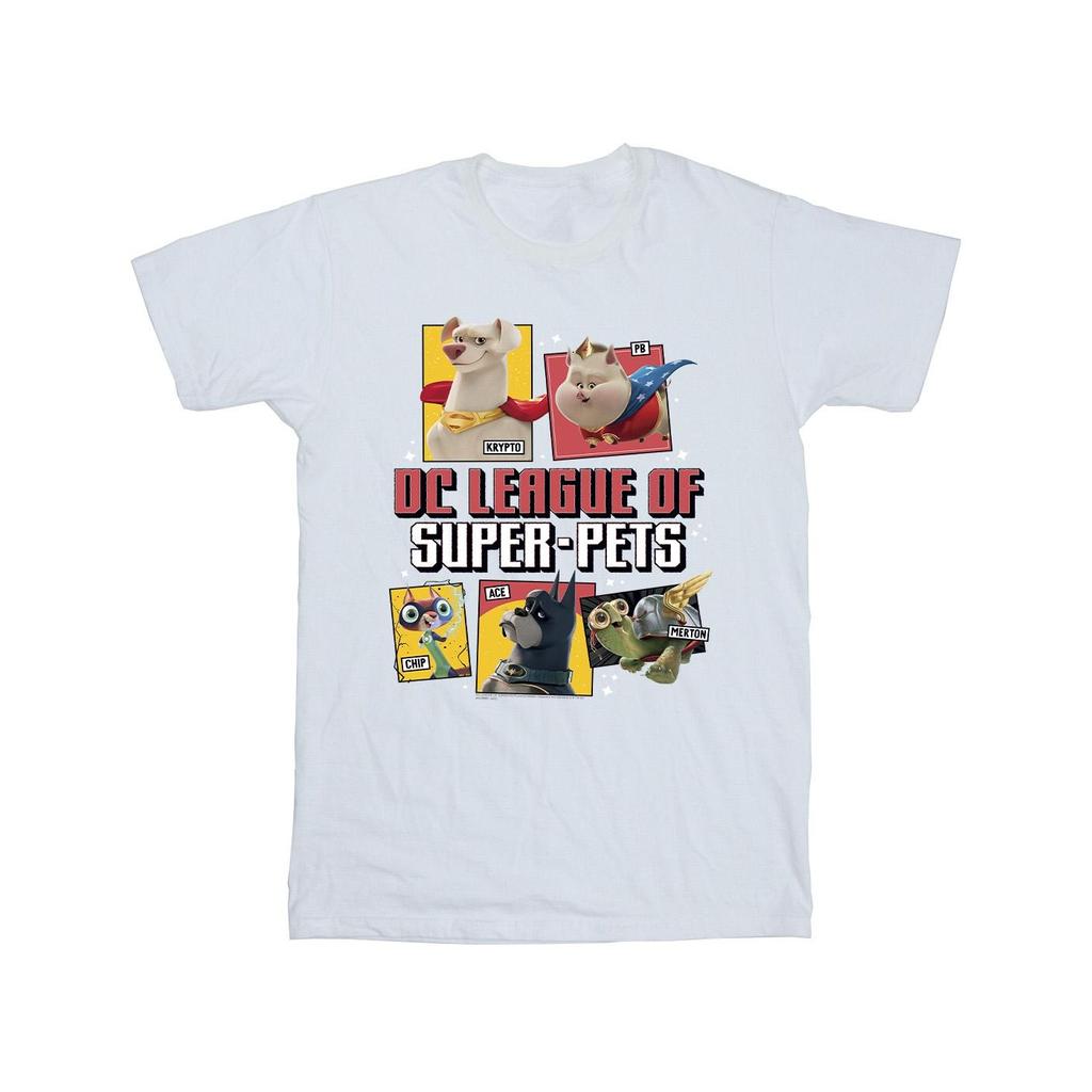 DC Comics Boys DC League Of Super-Pets Profile T-Shirt