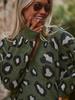 2024 Loose Knit Pullover Sweater with Irregular Coffee Pattern