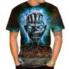 Футболка Live Dead 3D Printed Rock Music с круглым вырезом и коротким рукавом Heavy Metal Fashion Casual Mens Unisex Top