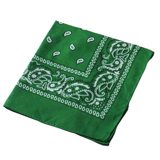 Стильная квадратная бандана пейсли, повязка на голову, унисекс, хип-хоп, впитывающая пот, шарф на шею