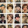 32pcs, Scary Portrait Postcards, Funny, Birthday/anniversary Gifts, Collectibles, Suitable for Gift-giving, Can Be Mailed.