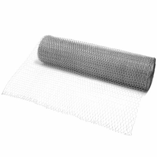 DAIDOHANT (Wire Mesh) Galvanized Tortoiseshell Wire Mesh (Wire Diameter D) #25 (0.4mm) X (Mesh Size A) 16mm / (Width W) 910mm X (Length L) 25m, 1 Roll