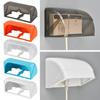 Self-Adhesive Socket Waterproof Box Plastic Electric Plug Rainproof Cover  Outdoor