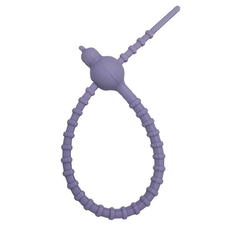 Набор из 5 многоцелевых эластичных силиконовых стяжек для проводов Практичные стяжки для организации кабелей Многоразовые резиновые органайзеры для шнуров