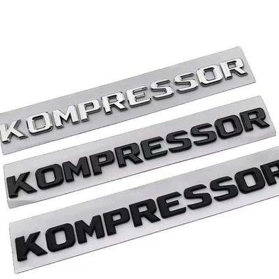 Совместимо с Mercedes-Benz C-Class/E-Class C200/C180/E300 Задний хвостовой KOMPRESSOR Наклейка-эмблема автомобиля.