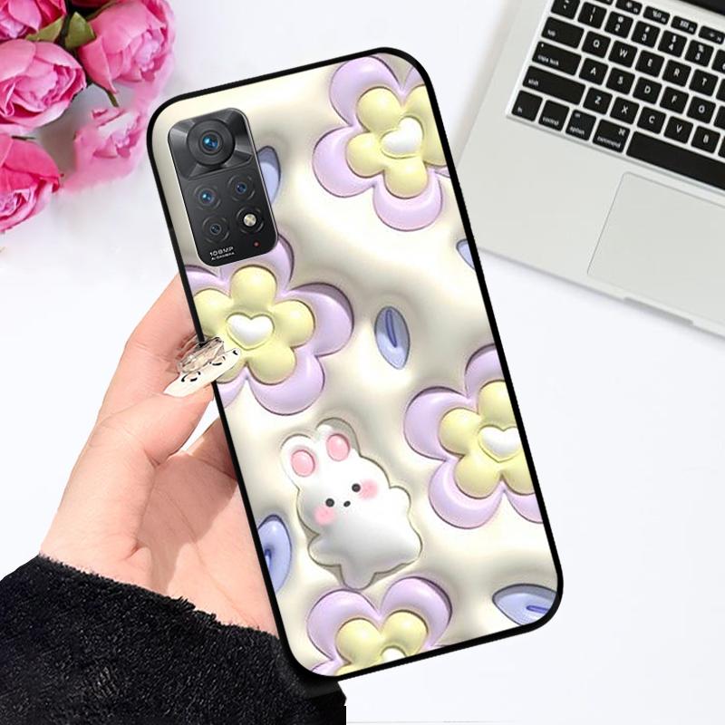 Чехол Для Redmi Note 11 Pro 4G 5G Para 11E Pro Мультяшный Новый Мягкий Силиконовый ТПУ Чехол Для Телефона Для Redmi Note 11 Pro+ 5G Бампер Fundas