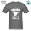I Dont Need Therapy I Just Need To Go To Spain T Shirt Unisex Cool Summer Fashion Short Sleeve Tshirts Funny Letter Printed Tshirt