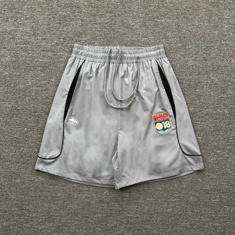 Шорты Streetwear Corteiz Мужские Женские Свободный Крой Быстросохнущие 5 Дюймов Карго Стиль С Контрастной Цветной Печатью Букв