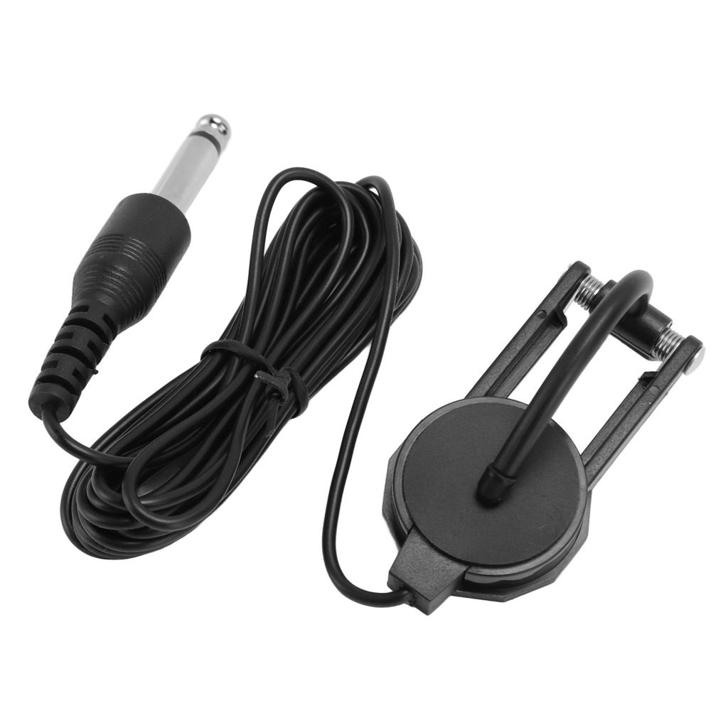 Звукосниматель для скрипки Профессиональный Высокочувствительный Разъем 6 мм Компактный Портативный Накладной Звукосниматель для Скрипки 8.2f