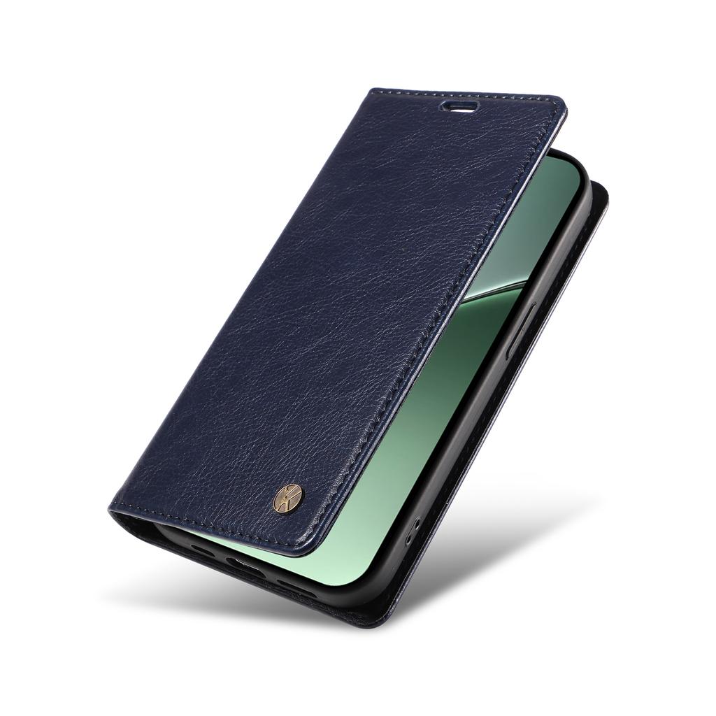 YIKATU YK-006 For Xiaomi 15 Pro Case Magnetic Closure Leather Phone Cover Litchi Texture