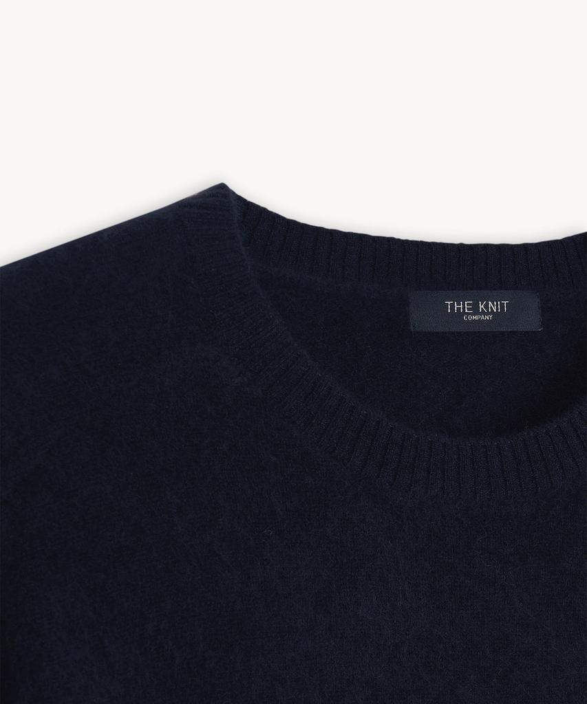 THEKNITCOMPANY (Women) Brushed Wool Cashmere Crew Neck Sweater 5 Colors