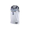 Безрукавная баскетбольная майка Color Block Сезон 2023-2024 Timberwolves Edwards 5 Унисекс майка DN2085-105