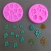 1Pc Leaves Silicone Mold Diy Chocolate Fondant Cake Decorating Tools Handmade Candle Mold Dessert Cupcake Baking Mold