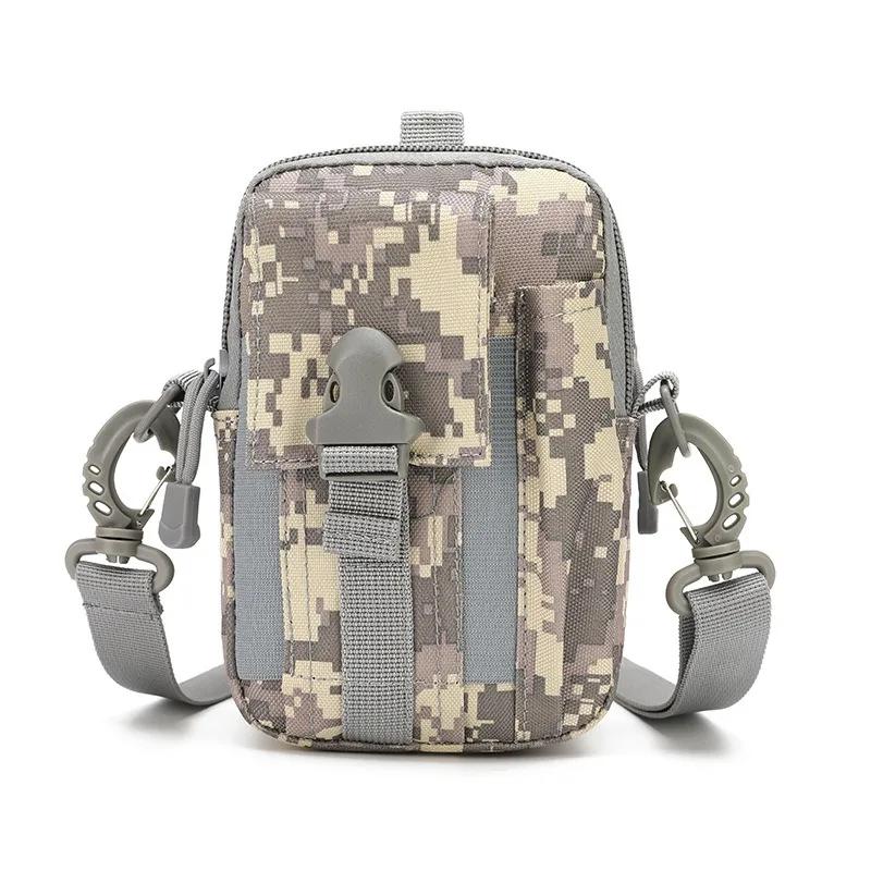 Мужская поясная сумка для улицы, водонепроницаемая тактическая сумка Molle из нейлона для телефона, спортивные охотничьи аксессуары, EDC-органайзер для инструментов