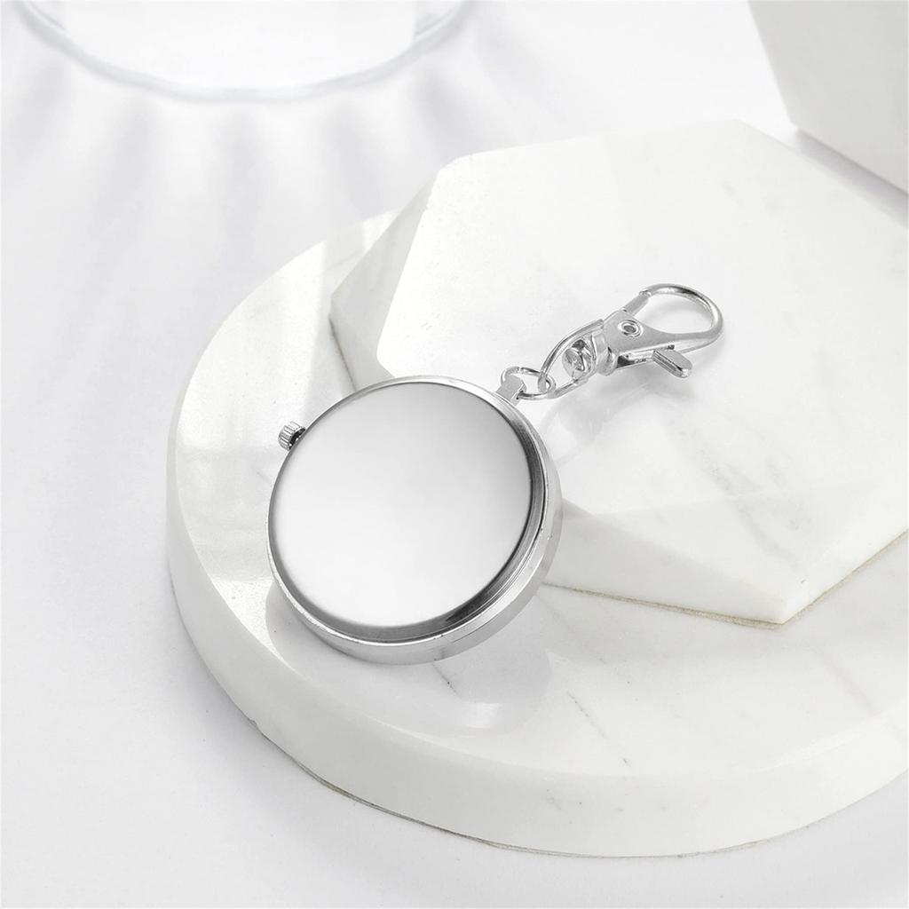 Часы-карабин Lancardo, карманные часы с брелоком, аналоговые карманные часы с бриллиантами, удобные для повседневной жизни, скалолазания, поездок на работу, Рождества