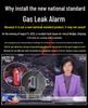 Commercial Gas Alarm with Automatic Shut-off Valve for Liquefied Natural Gas Detection