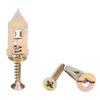 40pcs Upgraded Drywall Anchors Zinc Plated Steel Screw Anchor Metal Anchors  Wall Hanging