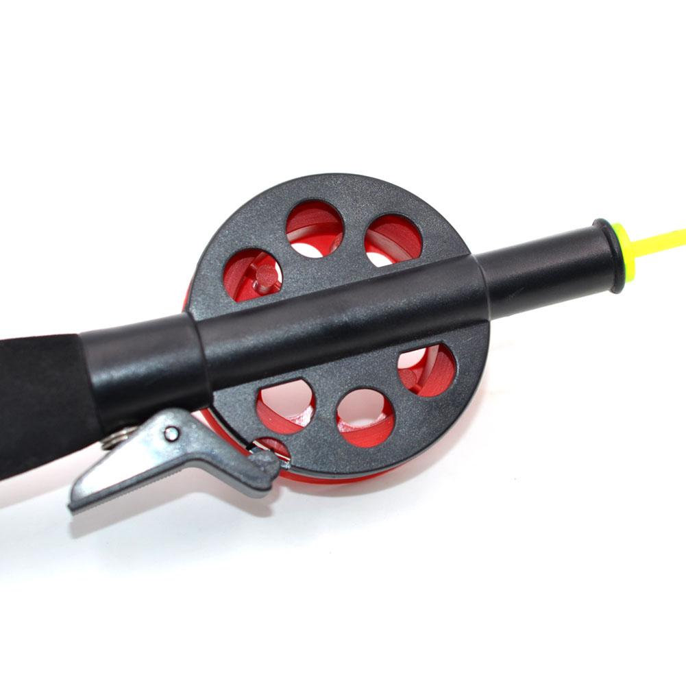Kids Ice Fishing Rod Plastic Fishing Pole Portable Lightweight Fishing Poles With Fishing Line For Boys Girls 33cm / 12.99 In