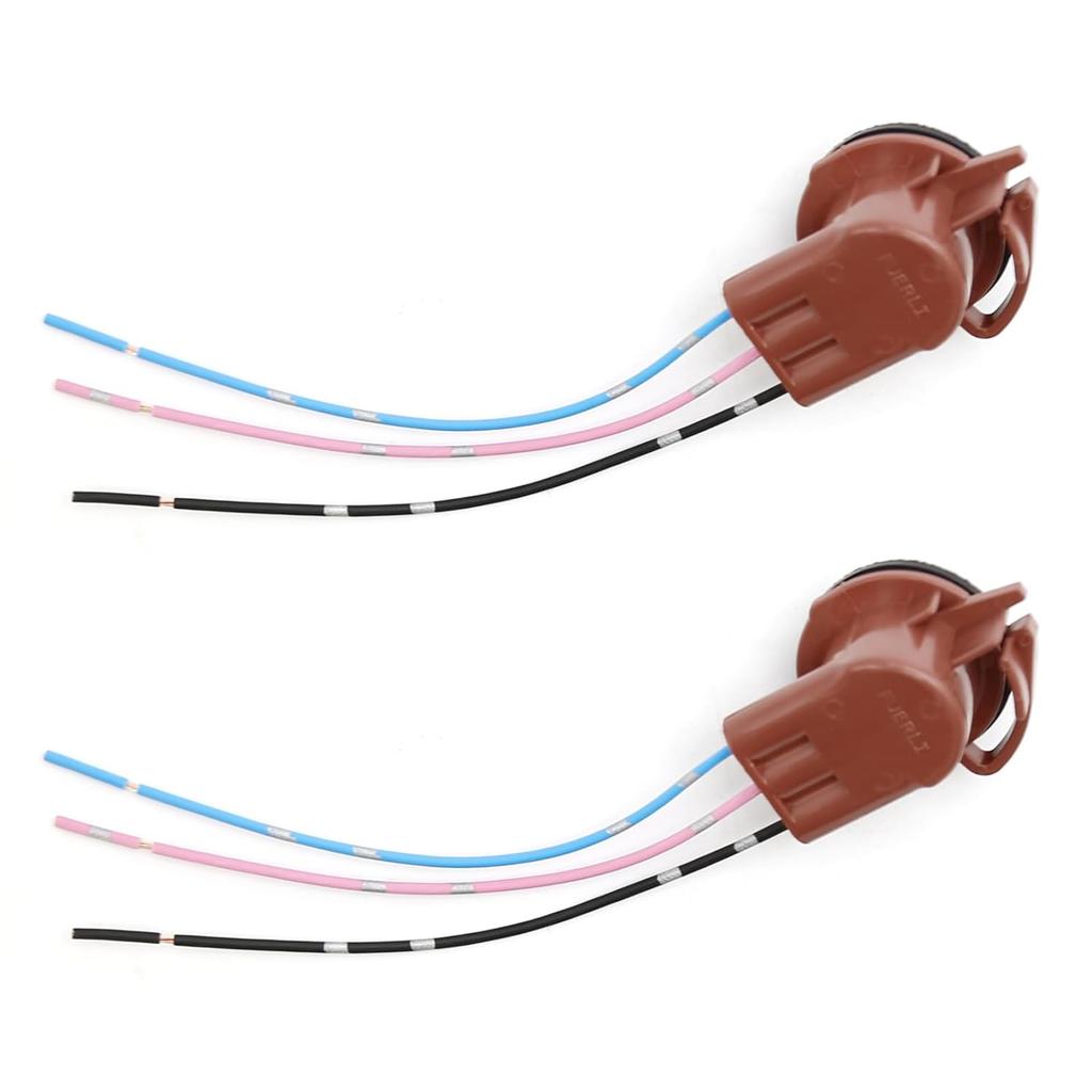 EATAKWARD 3156/3157 Pre-Wired Harness Pigtail Socket Connector Plug Tall LED Bulbs, Fit For Most Chevrolet Silverado GMC Sierra For Brake/Tail Lights