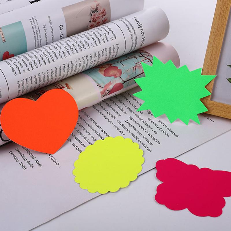 50 шт. Ценник на товар Рекламные наклейки Неоновая вывеска Рекламные знаки Бирки для магазина Рынок Фрукты