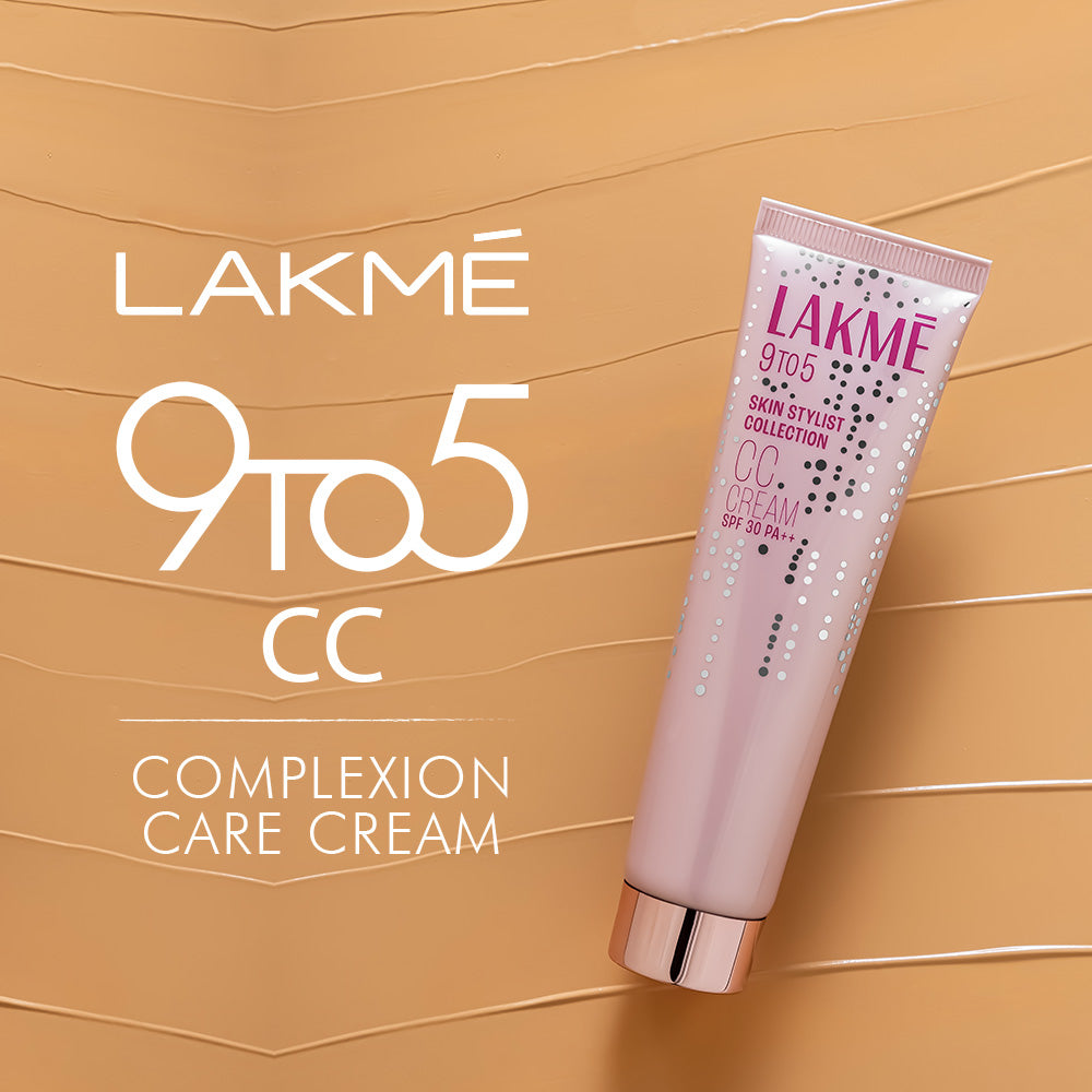 LAKME CC-крем для лица «9–5» для ухода за цветом лица, SPF 30, маскирует темные пятна и дефекты кожи, 30 г